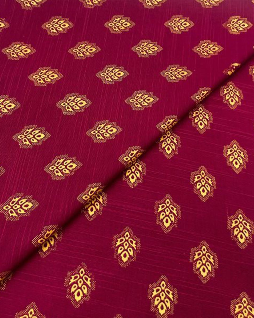 khaddar gold block print KGP001