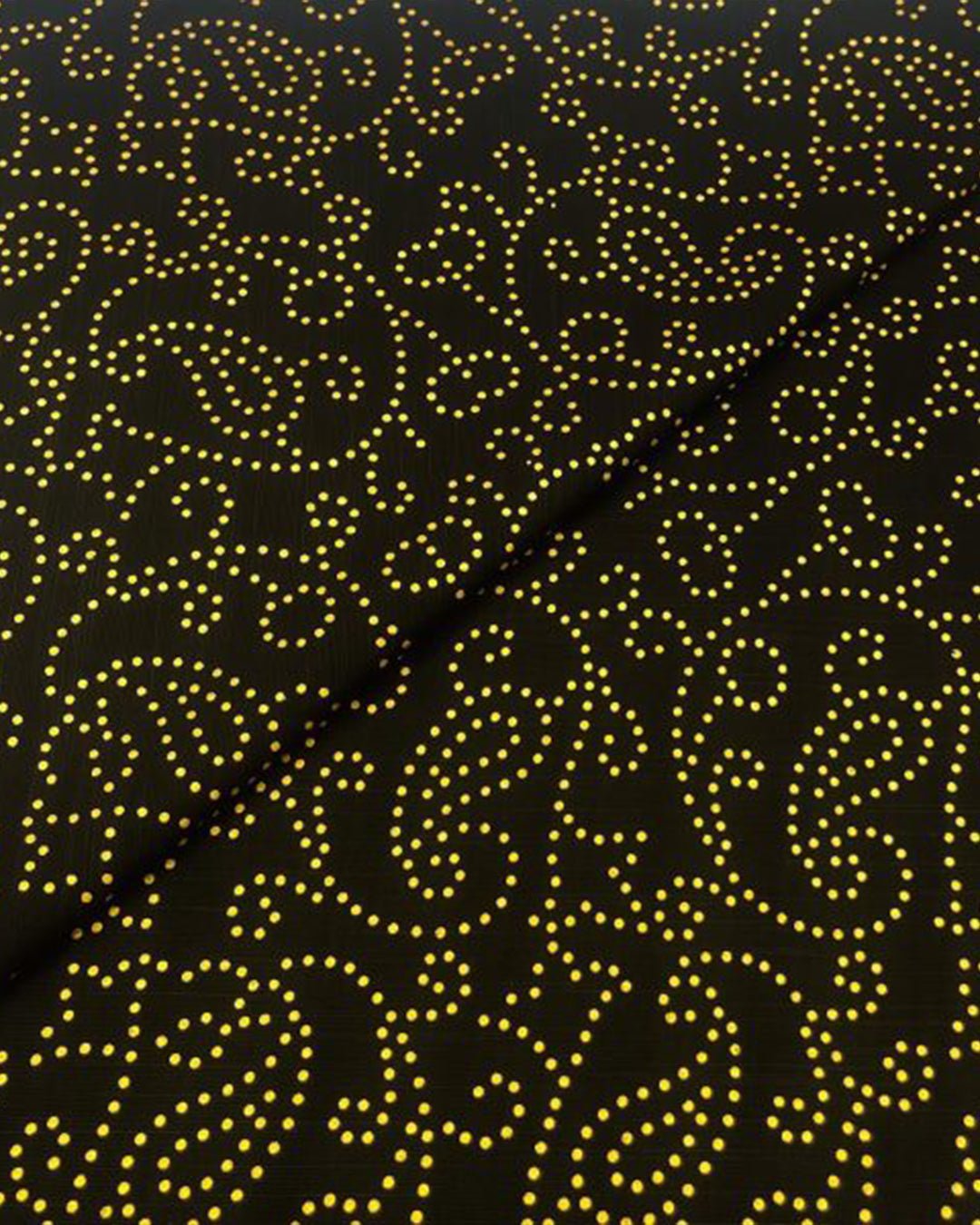 khaddar gold block print KGB008