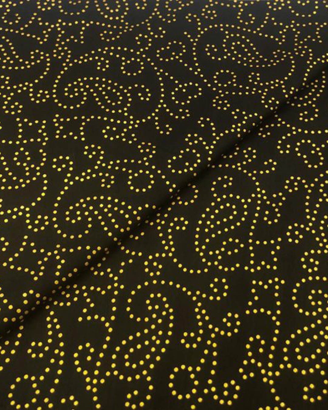 khaddar gold block print KGB007