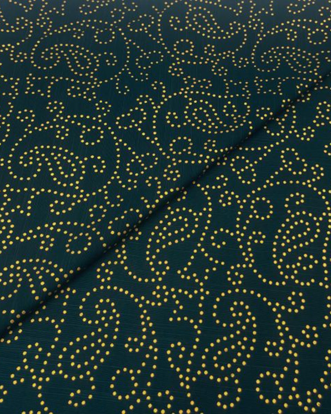 khaddar gold block print KGB004