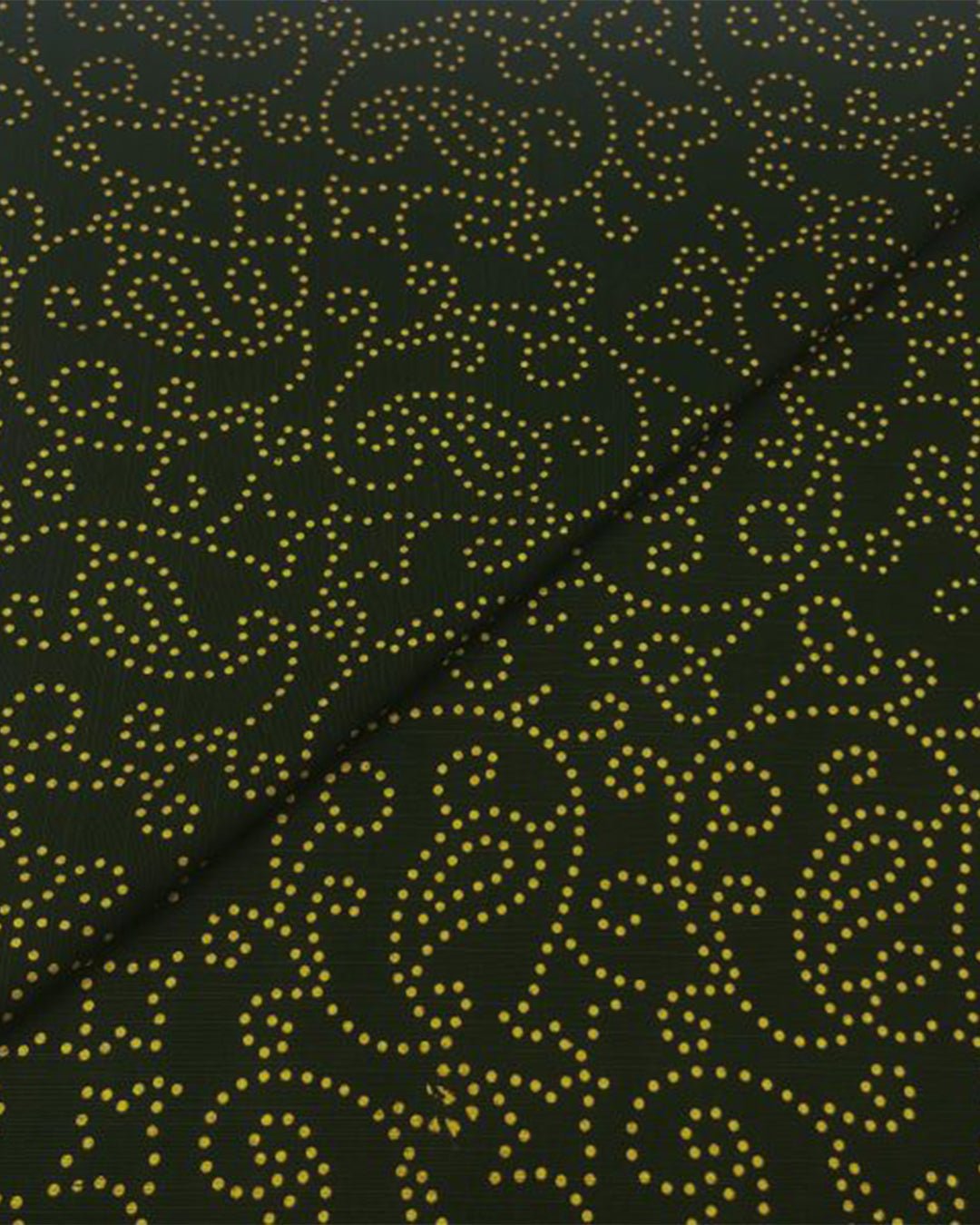 khaddar gold block print KGP002