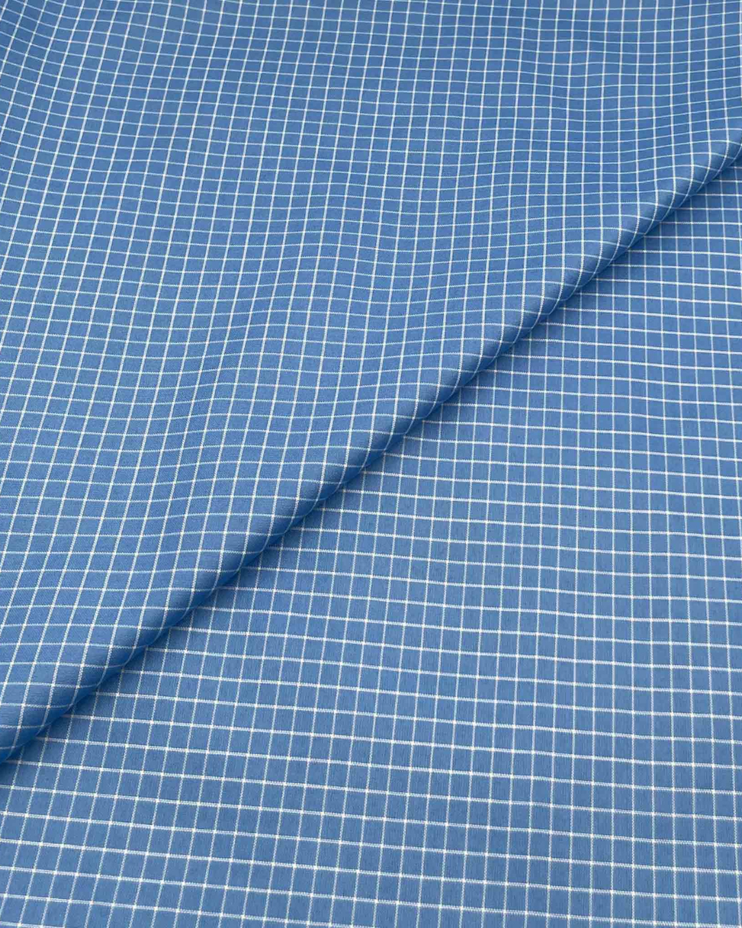 Poly Viscose filled check