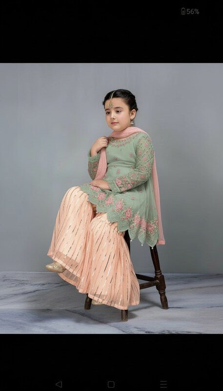 Kids lawn Eid collection unstitched. Kid004